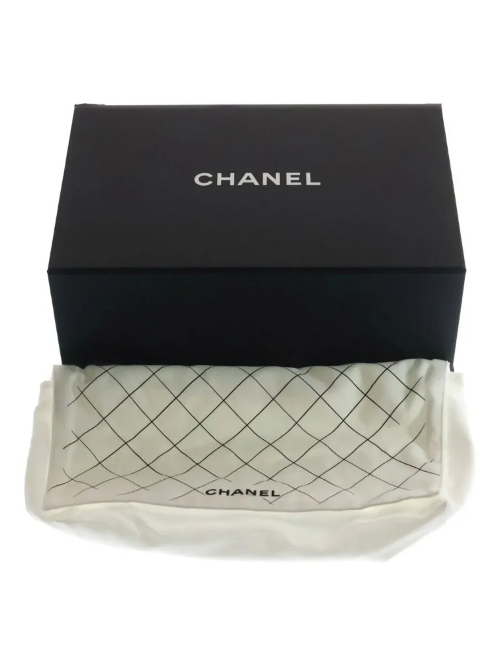 Chanel 25 Caviar Leather Double Flap Chain Shoulder Bag